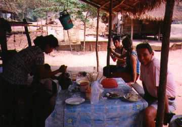 Lunch at Ban Xang Hai